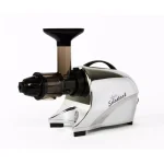 Tribest Solostar 4 Cold Press Juicer, 16 fl. oz. Chrome Horizontal Single Auger Juicer thumbnail 2