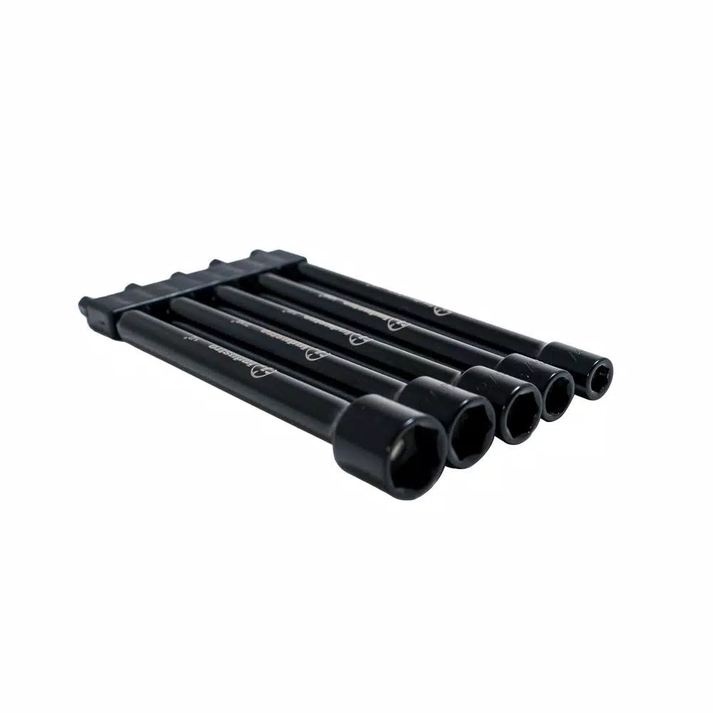 Industro 5-Piece SAE Magnetic Power Nut Setter Set, 1/4 in. to 1/2 in., S2 Steel