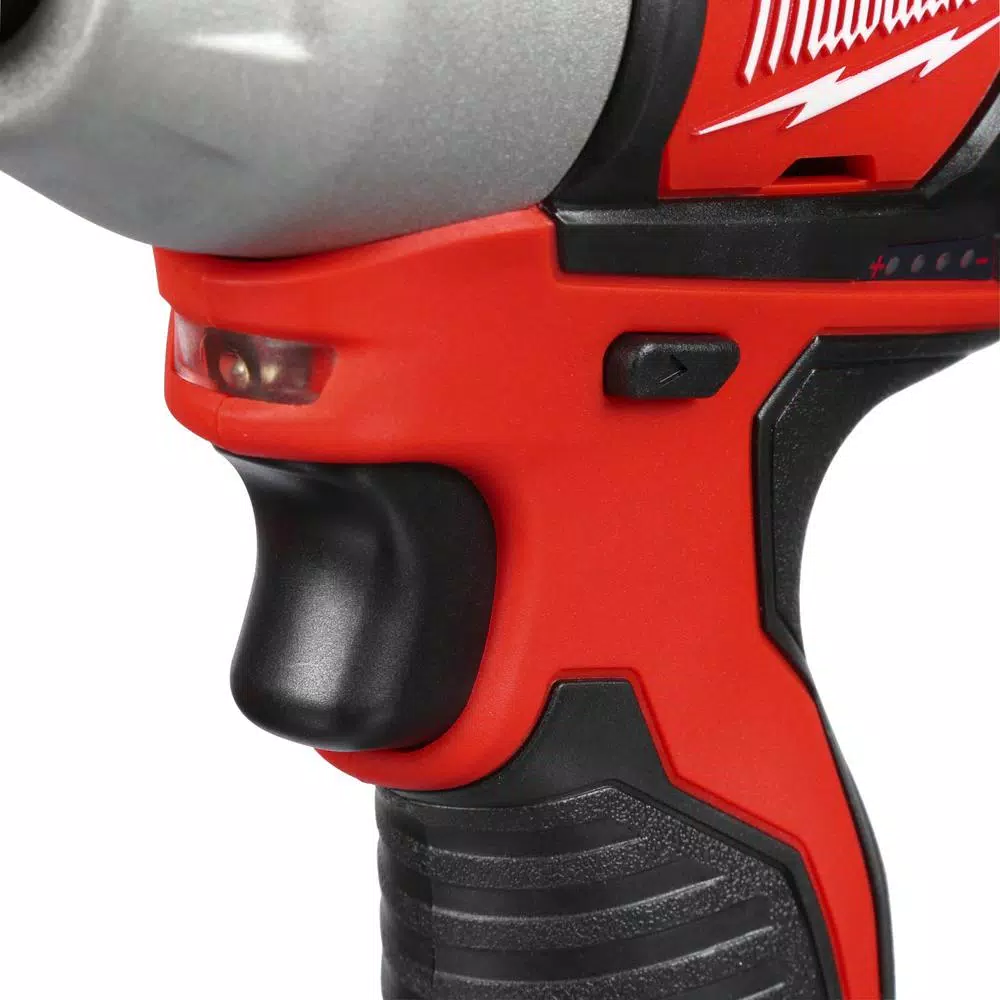 Milwaukee M12 12V Lithium-Ion Cordless 1/4 in. Hex Impact Driver Kit with (2) 1.5Ah Batteries, Charger & Case