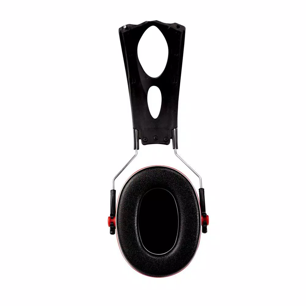 3M Pro-Grade Earmuffs, High NRR 30dB Hearing Protection, Red and Black