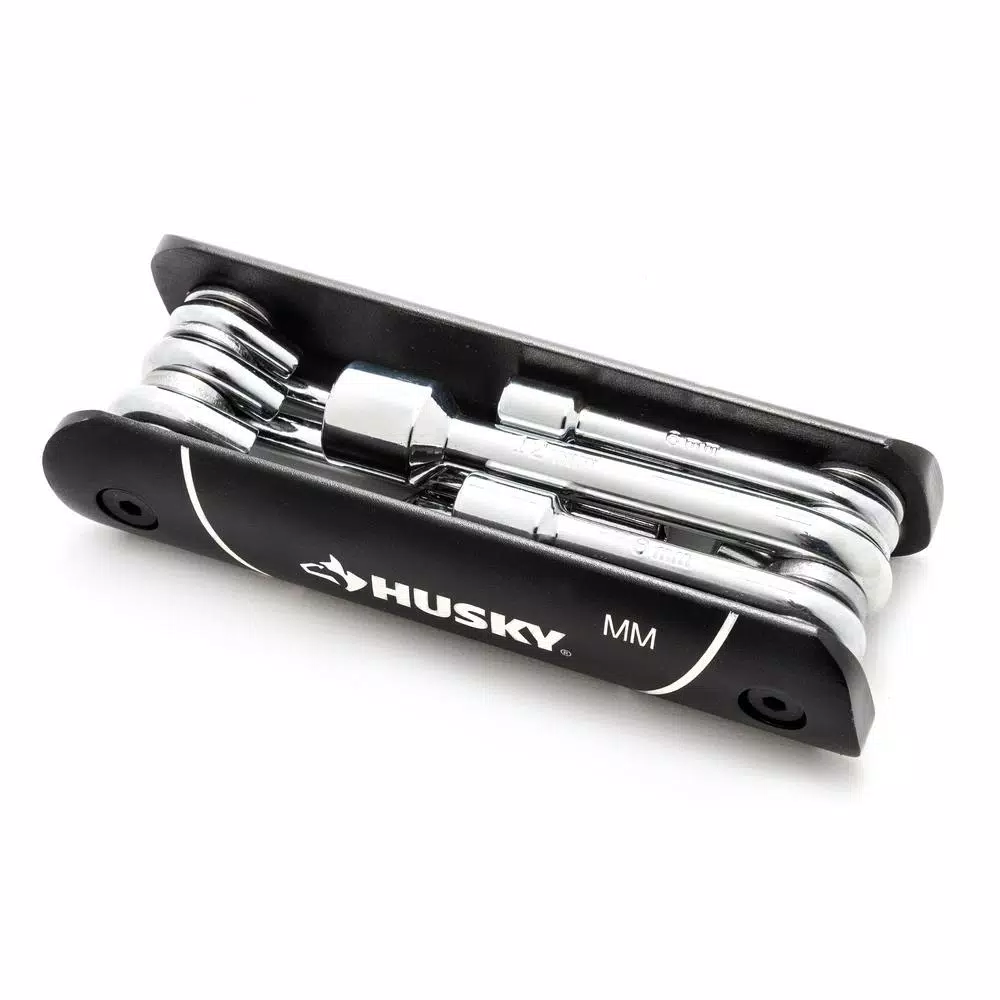 Husky 12-Piece Folding Nut Driver Set, SAE and Metric