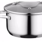 BergHOFF Essentials Comfort 1.7 qt. Round Stainless Steel Casserole Dish with Glass Lid thumbnail 4