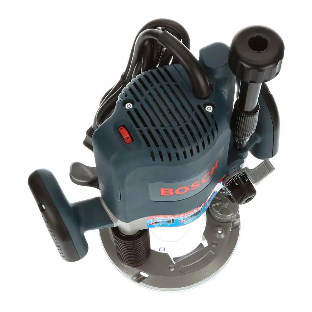 Bosch 15 Amp 3-1/2 in. Corded Variable Speed Plunge Router with Dust Collection