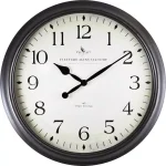 FirsTime 20 in. Avery Whisper Wall Clock - Oil Rubbed Bronze, Non-Ticking thumbnail 2