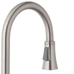 Glacier Bay Selma 2-Handle Bridge Kitchen Faucet with Pull-Down Sprayer and Soap Dispenser, Stainless Steel thumbnail 3