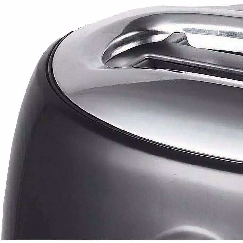 Brentwood Appliances TS-270BK Retro 2-Slice Extra-Wide Slot Toaster, Black