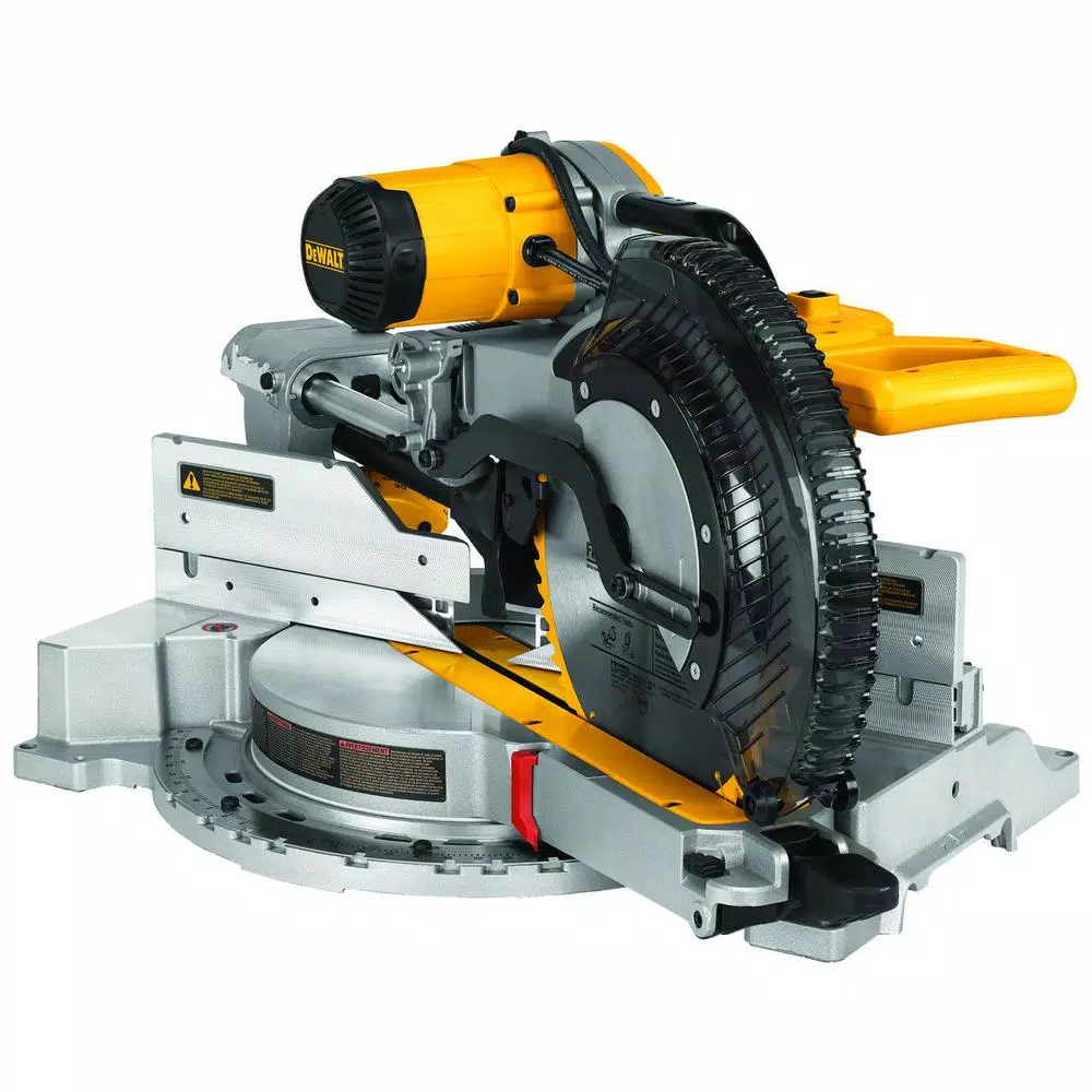 DEWALT 12 in. 15 Amp Double-Bevel Sliding Compound Miter Saw with 60T Fine Finish Blade