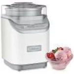 Cuisinart Cool Creations 2 Qt. White Electric Ice Cream Maker with Recipe Booklet thumbnail 2