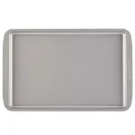 Farberware 3-Piece Nonstick Steel Cookie Pan Set, Gray thumbnail 2