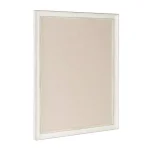 DesignOvation Macon Fabric Pinboard Memo Board - Framed White Linen Bulletin Board thumbnail 2
