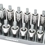 Husky 6-Piece SAE and Metric Socket Rack Set for 1/4 in., 3/8 in., and 1/2 in. Drives thumbnail 2