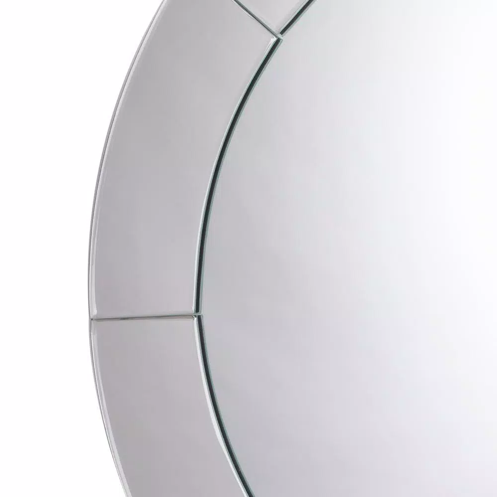 StyleWell 29 in. Round Classic Frameless Accent Mirror