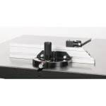 Shop Fox 10 in. 3 HP Cabinet Table Saw with Cast-Iron Table and Long Rails thumbnail 5