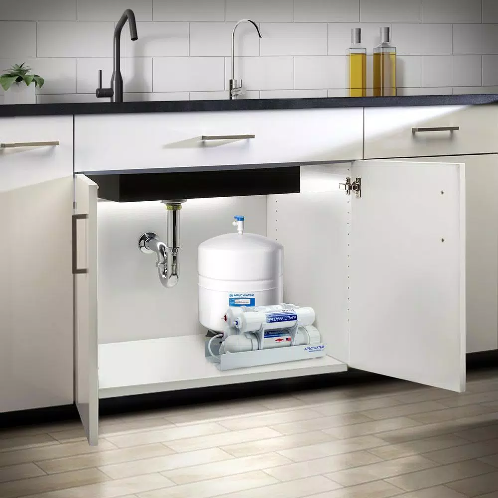 APEC Water Systems APEC RO-QUICK90 4-Stage Under-Sink Reverse Osmosis Drinking Water Filtration System