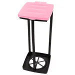 Wakeman Outdoors 13 Gal. Portable Pink Trash Bag Holder thumbnail 1