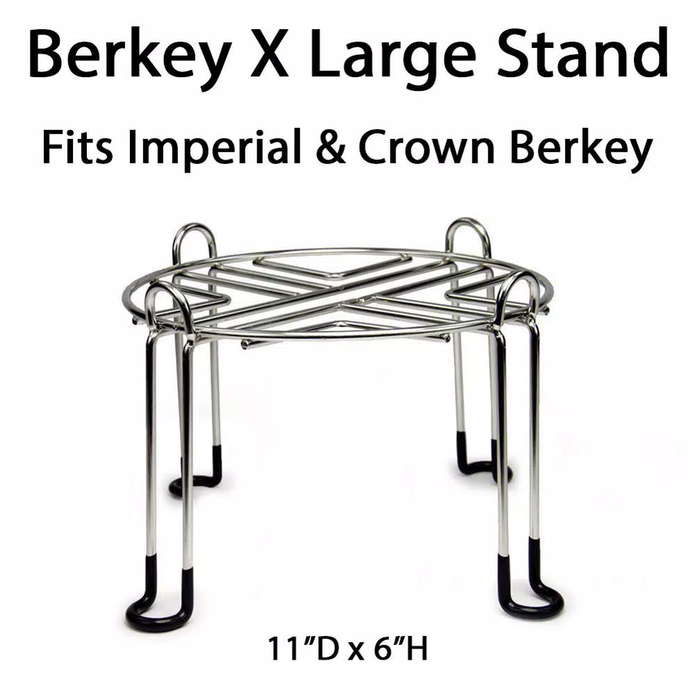 Berkey Extra Large Water Filter Stand - Polished Stainless Steel