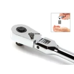 TEKTON 3/8 in. Drive x 8 in. Flex Quick-Release Ratchet with 90-Tooth Gear thumbnail 5
