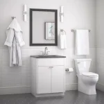 Delta Portwood Double Prong Towel and Robe Hook in SpotShield Brushed Nickel thumbnail 3