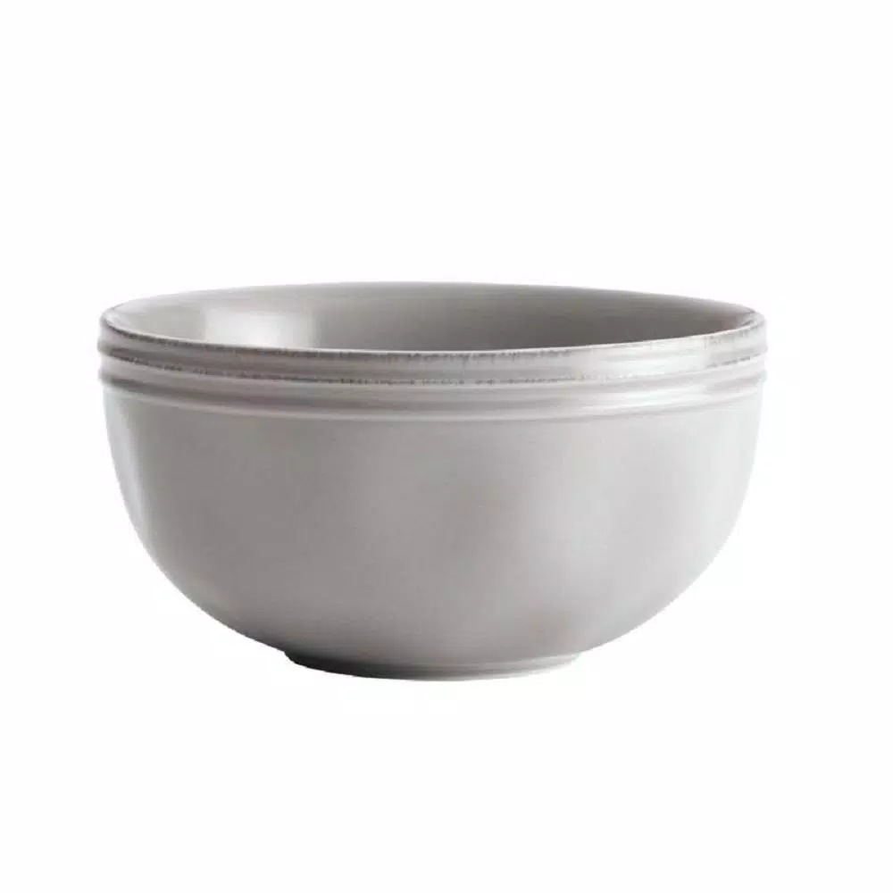 Rachael Ray Cucina 16-Piece Stoneware Dinnerware Set, Sea Salt Gray