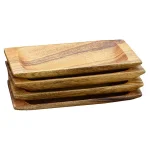 Acaciaware 4-Piece Acacia Hardwood Appetizer and Cheese Serving Tray Set thumbnail 1
