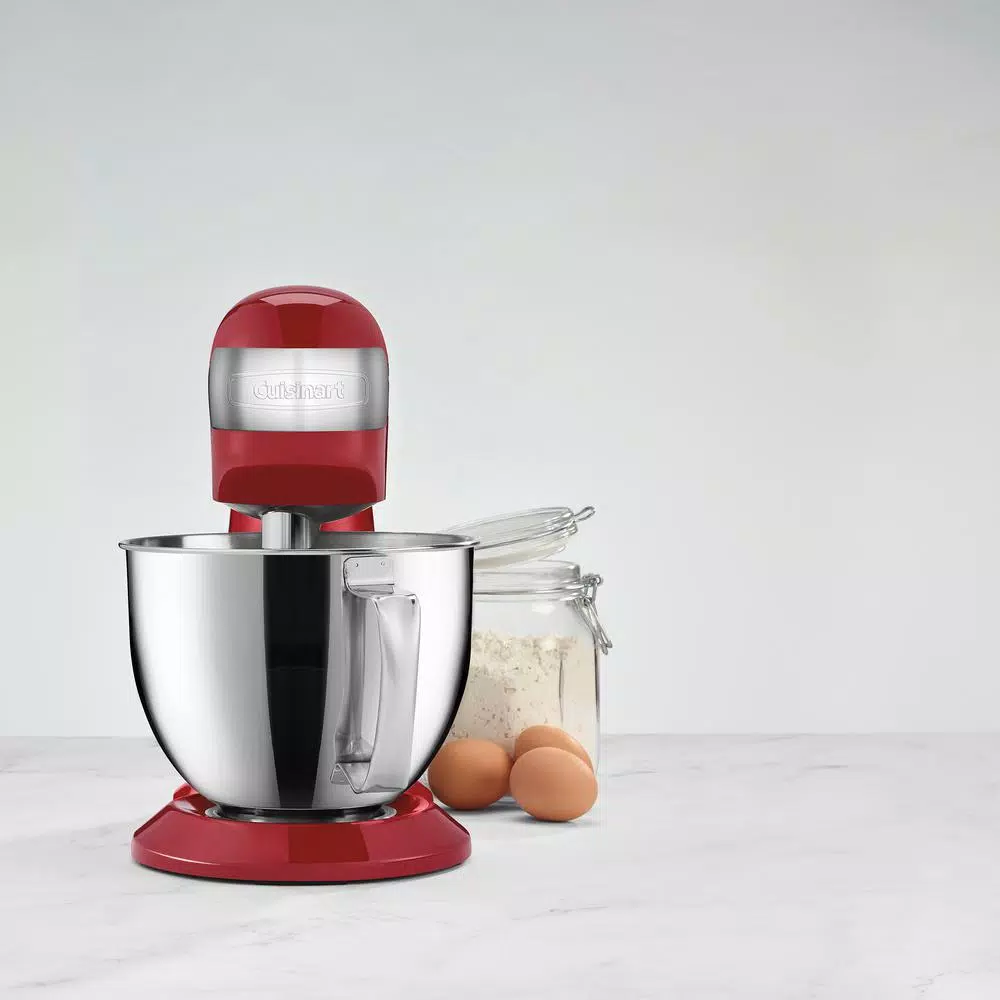 Cuisinart Precision Master Petite Stand Mixer, 3.5 qt., Red