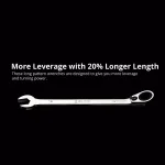 Capri Tools Metric 12-Piece Long Pattern Reversible Ratcheting Combination Wrench Set with Wrench Rack thumbnail 6