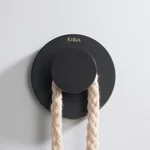 KRAUS Elie Matte Black Solid Brass Robe and Towel Hook thumbnail 8