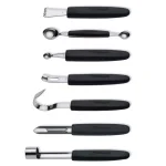 BergHOFF Essentials 8-Piece Stainless Steel Garnishing Tool Set with Carrying Case thumbnail 4