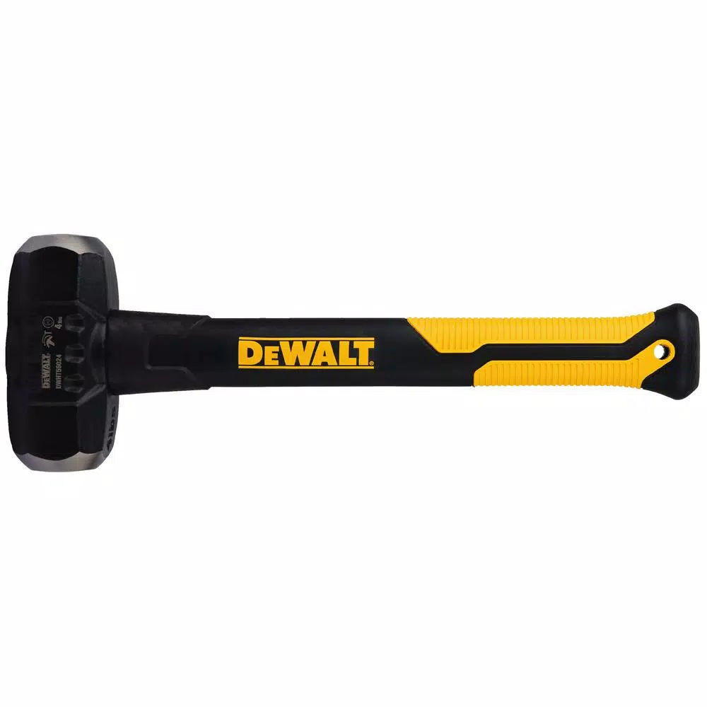 DEWALT 4 lb. Exo-Core Drilling Sledge Hammer with 12.2 in. Handle