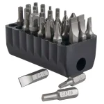 Klein Tools 32-Piece Standard Tip Bit Set with PVC Storage Block thumbnail 5