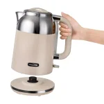 Kalorik 1.7L Retro Electric Kettle, 7-Cup Mid-Century Design, Cream thumbnail 3