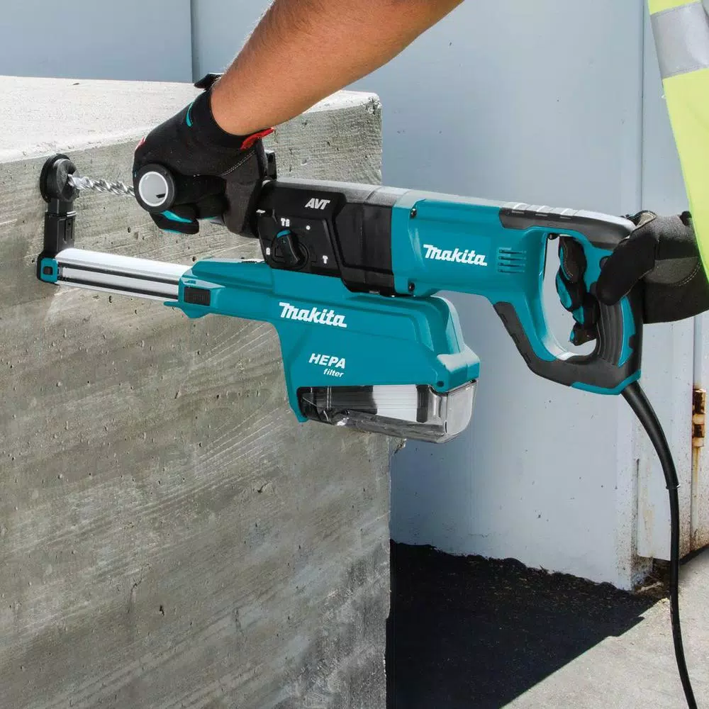 Makita HR2661 1 in. AVT Rotary Hammer with HEPA Dust Extractor, SDS-Plus, D-Handle