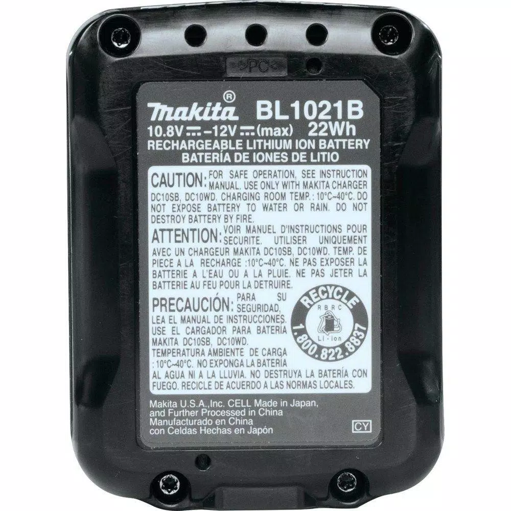 Makita 12V MAX CXT Lithium-Ion 2.0 Ah Compact Battery Pack