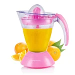 Ovente 34 oz. Electric Citrus Juicer, 25W Motor, Pink thumbnail 1