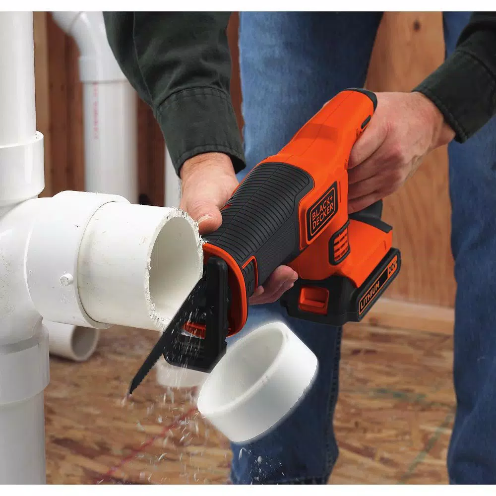BLACK+DECKER 20V MAX Lithium-Ion 4-Tool Cordless Combo Kit with (2) 1.5 Ah Batteries and Charger