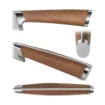 Cangshan H1 Series 8 in. German Steel Forged Chef Knife with Teak Wood Handle thumbnail 3