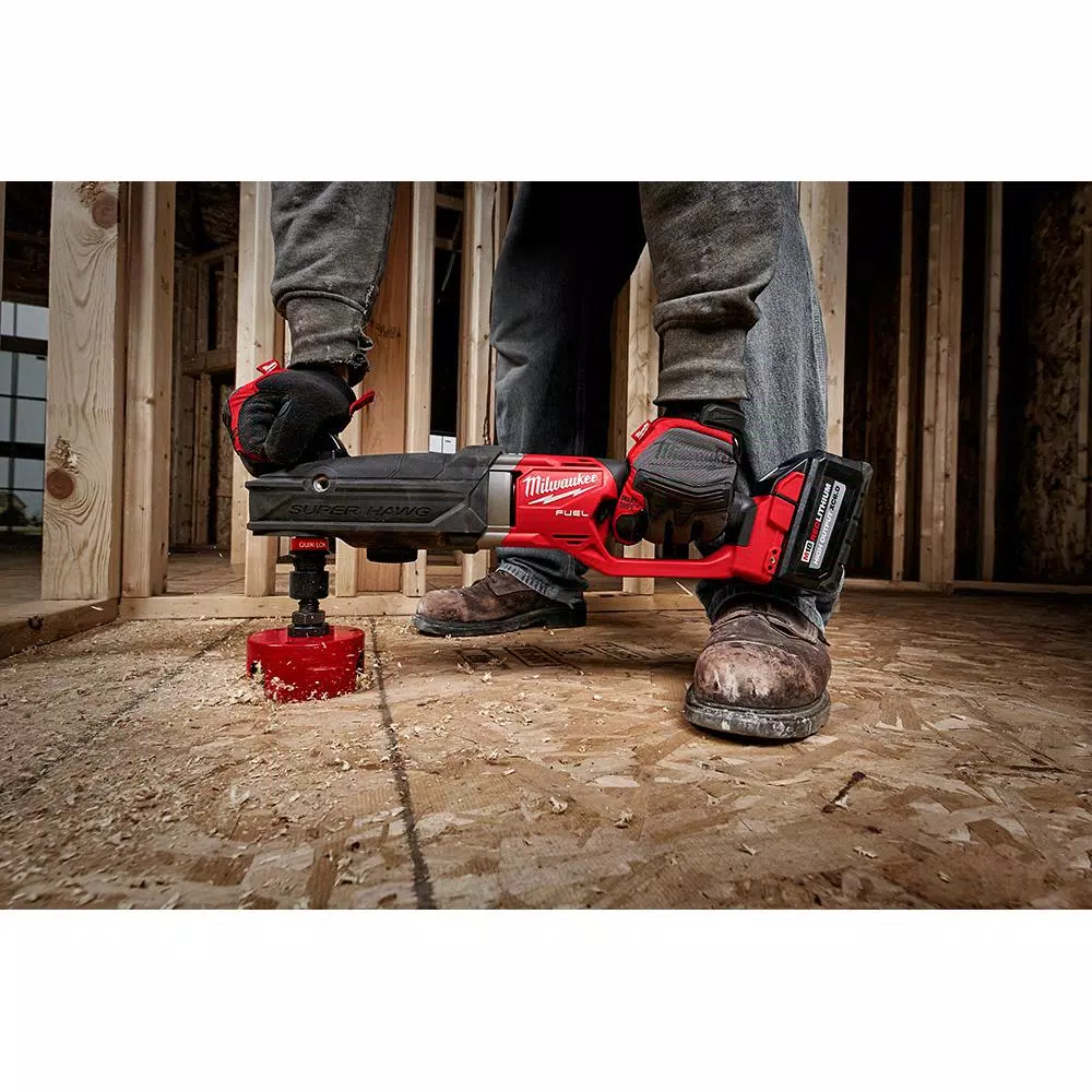 Milwaukee M18 FUEL Gen 2 SUPER HAWG 7/16 in. Right Angle Drill QUIK-LOK Kit