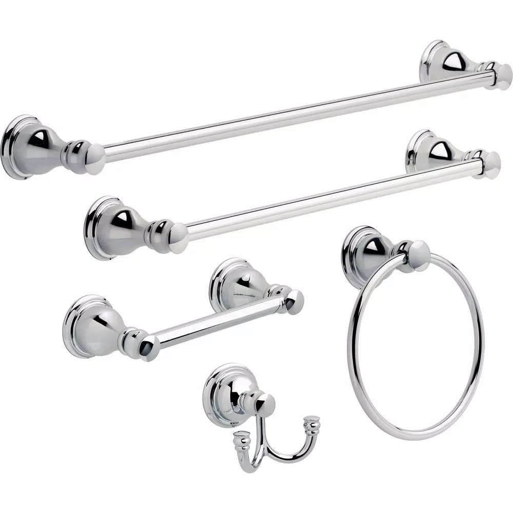 Delta Aubrey Polished Chrome Towel Ring