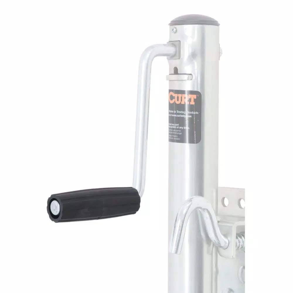 CURT Replacement Jack Handle Grip with Cap Nut, Black
