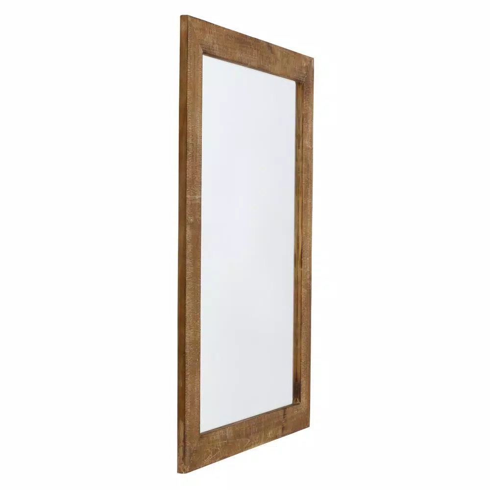 Aspire Home Accents Pueblo Beveled Glass Wall Mirror with 3 in. Solid Wood Frame, 40 x 30 in.