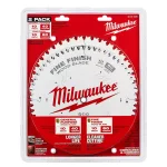 Milwaukee 10 in. Circular Saw Blade 2-Pack, 40-Tooth & 60-Tooth Carbide Blades thumbnail 6