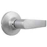 Universal Hardware Satin Chrome Standard Duty Passage Lever, ANSI Grade 2, 2-3/4 in. Hall/Closet Lock thumbnail 1