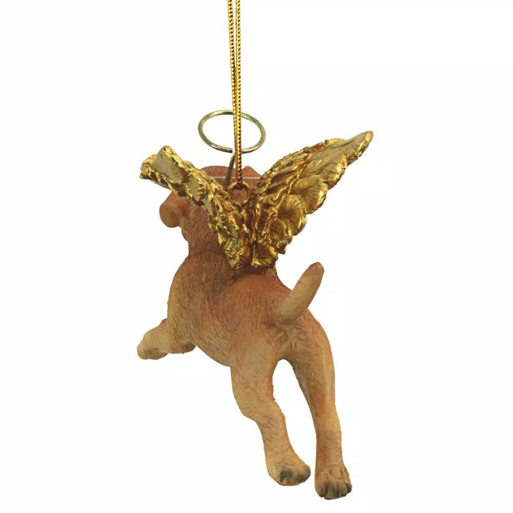 Design Toscano Golden Retriever Angel Dog Christmas Ornament