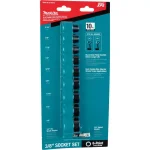 Makita ImpactXPS 3/8 in. Drive 6-Point SAE Impact Socket Set, 10-Piece thumbnail 4