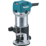 Makita 1-1/4 HP 6.5 Amp Corded Compact Router with Variable Speed and Quick-Release Fixed Base thumbnail 1