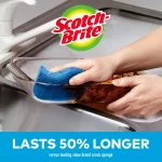 Scotch-Brite Non-Scratch Scrub Sponges, Blue, 9-Pack thumbnail 5