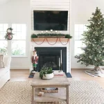 Fraser Hill Farm 10 in. Holiday Candle Holder Centerpiece with Faux Boxwood and Red Berries thumbnail 8