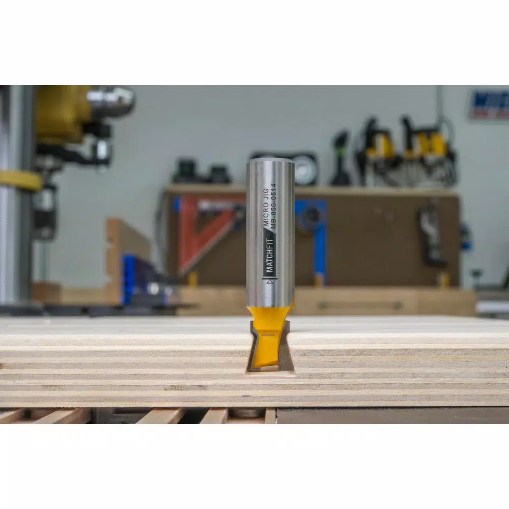 Microjig MATCHFIT Dovetail Clamp Arm for 1/2 in. 14° Dovetail Router Bits
