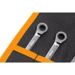 WEN 16-Piece Metric Ratcheting Combination Wrench Set with Storage Pouch thumbnail 8