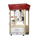 Great Northern Red Antique Style 8 oz. Commercial Popcorn Popper Machine with Tempered Glass thumbnail 1
